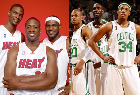 Boston Celtics Miami Heat on Miami Heat Vs Boston Celtics Big Three
