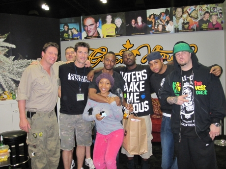 ME, DJ FINGAZ, PHONIX AND THE OWNER AND CREW OF GREENHOUSE